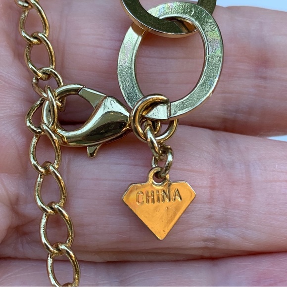 🤩3/$20 Vintage COOKIE LEE Gold Chain Large Oval Link Chunky Light Y2K Bling 19” - Picture 6 of 9